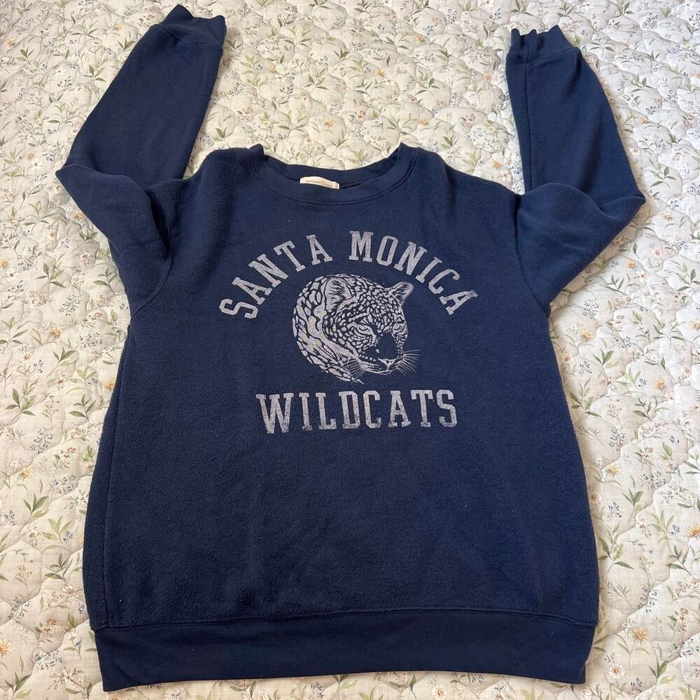 Treasure-bond Women's Navy and Blue Sweatshirt
